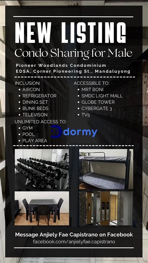 Condominium sharing mandaluyong .